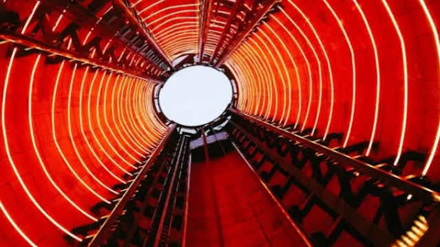 inside the battersea power station lift 109