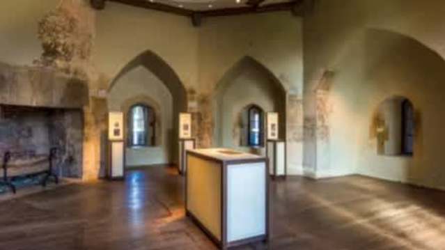 Entrance to the Crown Jewels exhibit at the Tower of London