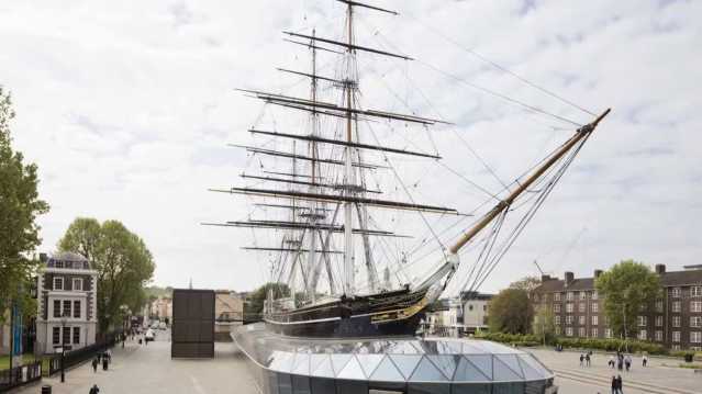 Interactive astronomy exhibit inside Royal Museums Greenwich
