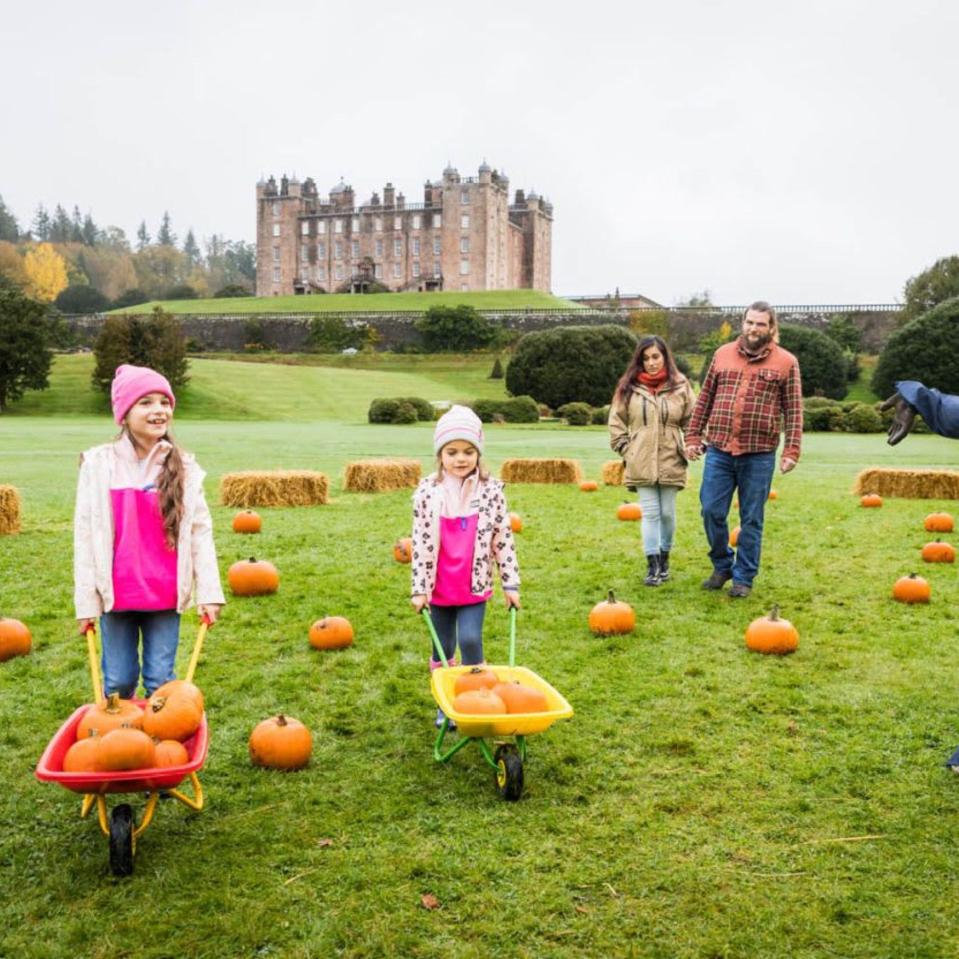 Pumpkin Picking at Drumlanrig Castle