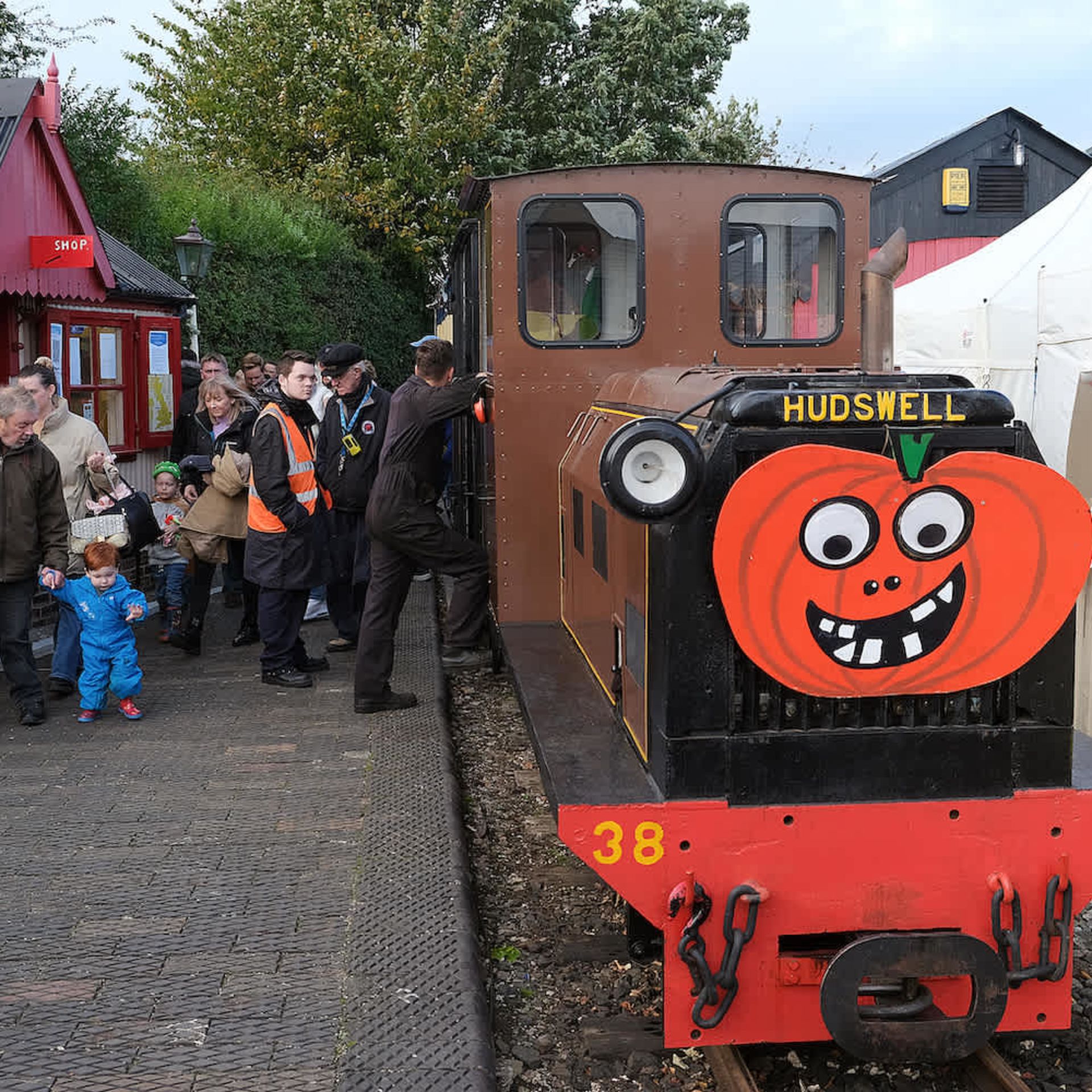 Pumpkin Sunday at West Lancashire Light Railway